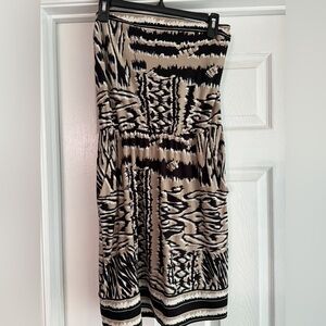 BCBG BANDEAU MINI DRESS WITH POCKETS